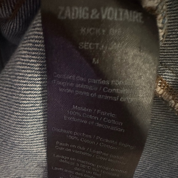 Zadig &Voltaire jean jacket - Picture 12 of 16
